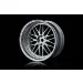MST 1.9" LM Off-Set Changeable Flat Silver Rims 4Pcs