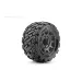 Jetko 2.8" Rockform ST Medium Soft Tyres on (1/2" Off Set) Black Claw Rims - Glued Wheels 2Pcs
