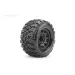 Jetko 2.8" King Cobra MT Medium Soft Tyres on Black Claw Rims - Glued Wheels 2Pcs