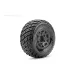 Jetko 2.9" Rockform SC Medium Soft Tyres on Black Claw Rims - Glued Wheels 2Pcs