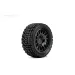 Jetko 1.9" Avantgarde Super Soft Rally Tyres on Black Claw Rims - Glued Wheels 4Pcs