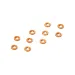 XRAY Orange Aluminium 3x6x0.5MM Shims 10Pcs