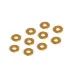 XRAY Orange Aluminium 3x6x1.0MM Shims 10Pcs