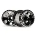 HPI 2.2" Warlock Black Chrome Rims 2Pcs
