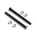 HPI Savage XS Flanged Suspension Arm Pins 2Pcs w/ E-Clips
