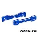 Traxxas Blue Aluminium Front Tie Bars 2Pcs