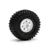 HPI 2.2/3.0" Blitz Mk.8 V2 White/Black Rims 2Pcs