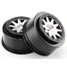 HPI 2.2/3.0" Blitz Mk.10 V2 Matte Chrome/Black Rims 2Pcs