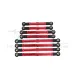 GPM Red Aluminium Turnbuckles 8Pcs