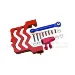 GPM Red Aluminium 25T Servo Horn & Mount Set