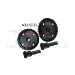 GPM Hardened Steel Front & Rear 43T/10T Differential Gear Set