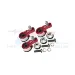GPM 25T Red Aluminium Servo Horn 3Pcs