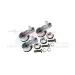 GPM 25T Silver Aluminium Servo Horn 3Pcs