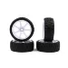 Rush 1/10 24X Radial Tyres w/ 7 Spoked Rims 4Pcs
