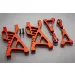 Rovan Red Aluminium Rear Suspension Arms 2Pcs