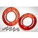 Rovan Red Aluminium Beadlock Rings 2Pcs