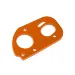 HPI Micro RS4 Orange Aluminium Motor Plate