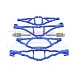 GPM Blue Aluminium Complete Suspension Arm Set