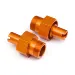 HPI Baja 5B/5T/5SC 24mm Orange Aluminium Heavy Duty Front Hex Hub Set