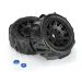 Pro-Line 5.7" Dumont Paddle Tyres On Black Raid Rims - Glued Wheels 2Pcs