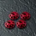 MST Red Lightweight Aluminium Lowered Shock Mounts