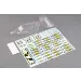 TLR 1/10 Lightweight Unpainted Body Shell Set - Clear