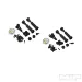 MIP Traxxas 4x4 X-Duty Front and Rear Driveshaft Set