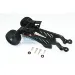 GPM Black Aluminium Wheel Bar w/ Wing Mount
