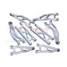 GPM Silver Aluminium Front & Rear Suspension Arms Set