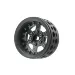 Boom Racing 1.9" Black/Carbon Fibre ProBuild Ultra Performance CF6 Adjustable Offset Beadlock Rims 2Pcs