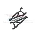 GPM Black Aluminium Front Upper Suspension Arms 2Pcs w/ Pins