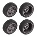 Team Associated 1.9" Apex2 Tyres on Grey Rims - Glued Wheels 2Pcs