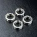 MST 10x15x4.5mm Metal Shielded Ball Bearings 4Pcs