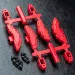 MST Red Enlarged Brake Calipers w/Screws 4Pcs
