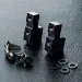 MST Black Aluminium Servo Mount