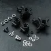 MST Black Aluminium Rear Hub Set