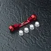 MST Red Aluminium Adjustable (+3.5/+5) Suspension Arm Mount