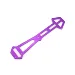 HSP Purple Aluminium Upper Chassis Plate