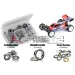 RC Screwz XRAY XB2 Rubber Shielded Bearing Kit