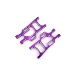 HSP Purple Aluminium Rear Lower Suspension Arms 2Pcs