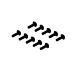 ARRMA 2.5x8mm Fine Thread Button Head Screws 10Pcs