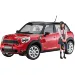 Hasegawa 1/24 Mini Cooper S Countryman All 4 Car w/ School Girl Figurine Scaled Plastic Model Kit