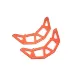 HSP Orange Aluminium Main Side Plates 2Pcs