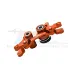 GPM Aluminium Steering Assembly Set w/ Bearings - Orange