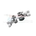 GPM Aluminium Steering Assembly Set w/ Bearings - Silver