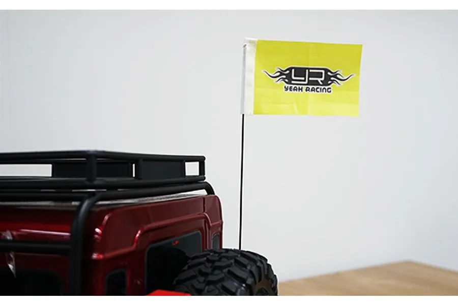 Decoración De Antena Metálica Para RC 1:10 – Accesorio Para Traxxas TRX4 Defender, 29 Cm Y 19.5 Cm