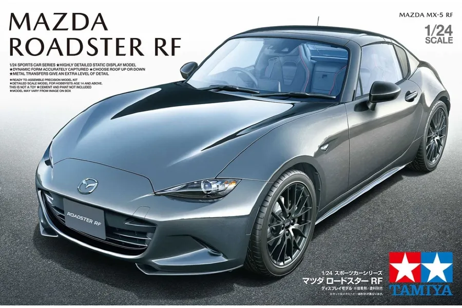 Tamiya 1/24 Mazda Roadster RF Scaled Plastic Model Kit