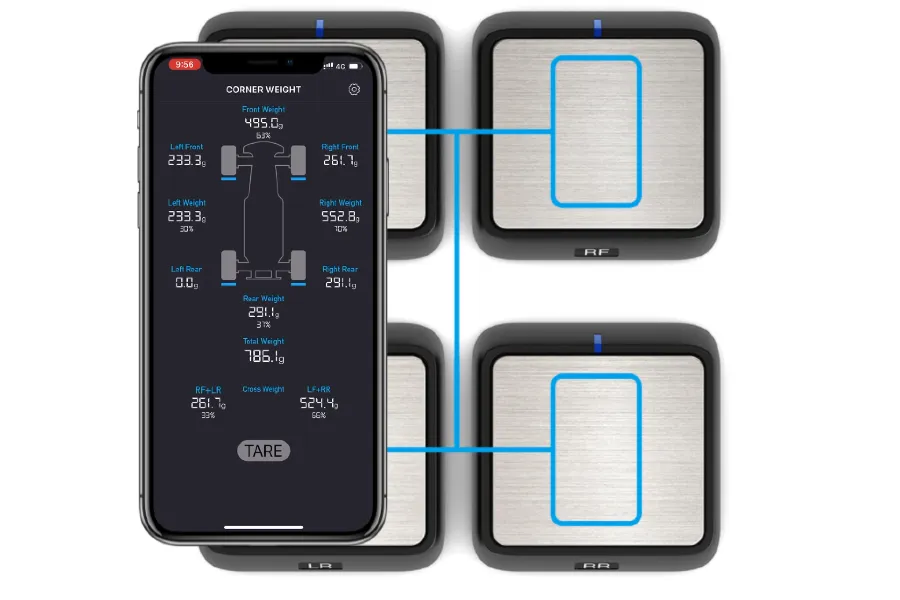 SkyRC Bluetooth Corner Weight System SK 500036