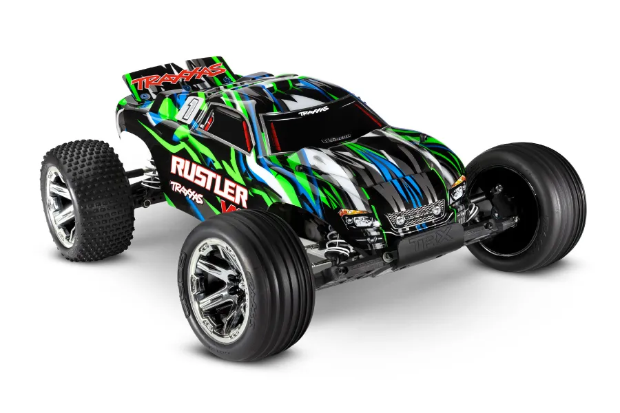 Traxxas 1 10 Rustler VXL 2WD Electric Brushless RC Stadium Truck w TSM