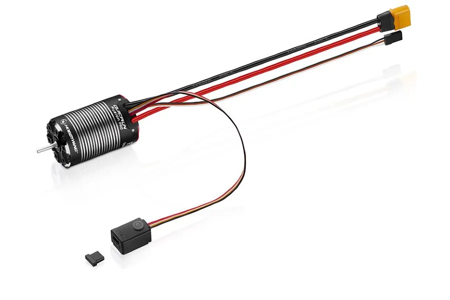 Hobbywing QuicRun Fusion Pro 2300KV FOC Sensored Brushless Motor w Built in ESC for Rock Crawlers